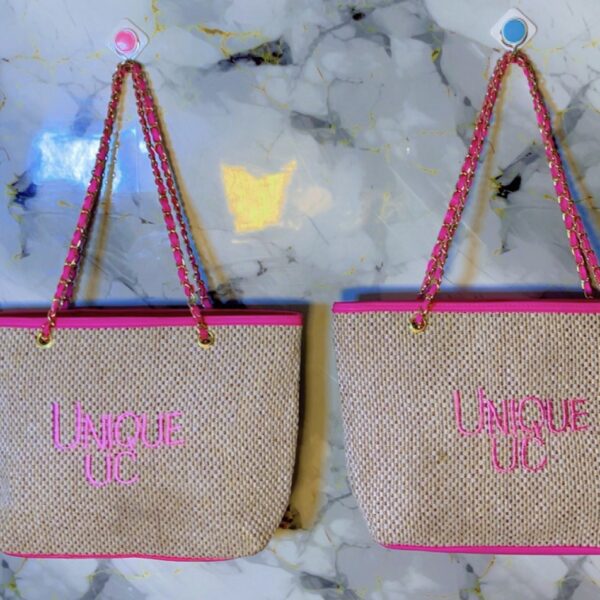 UNIQUE UC Big Tote bags in pink