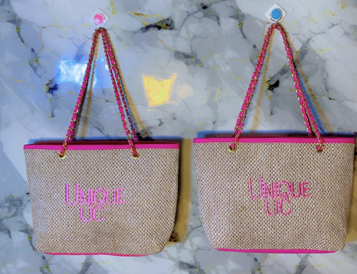 img_2729 UNIQUE UC Big Tote bags in pink - Image 1